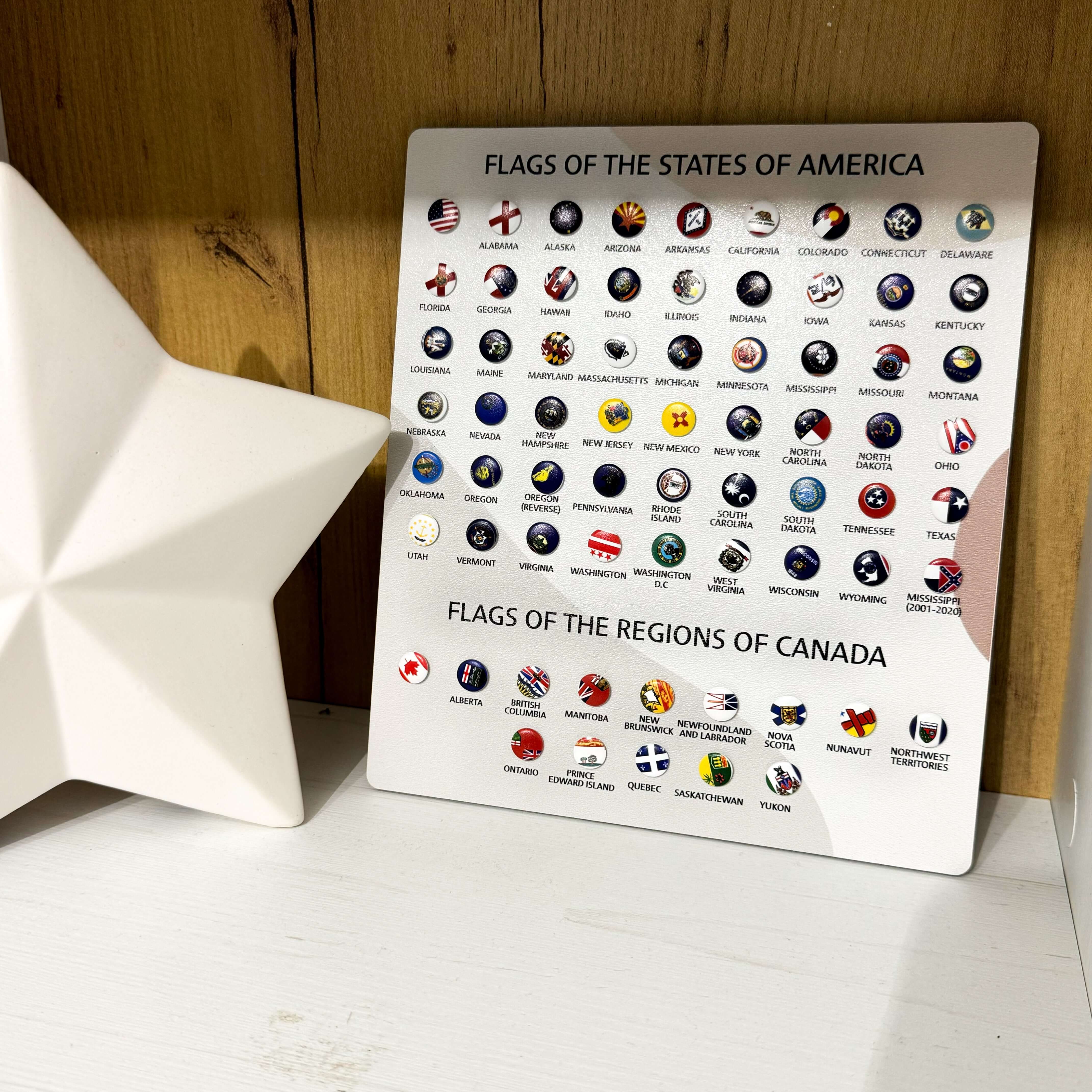 Push Pins States of America and Canada