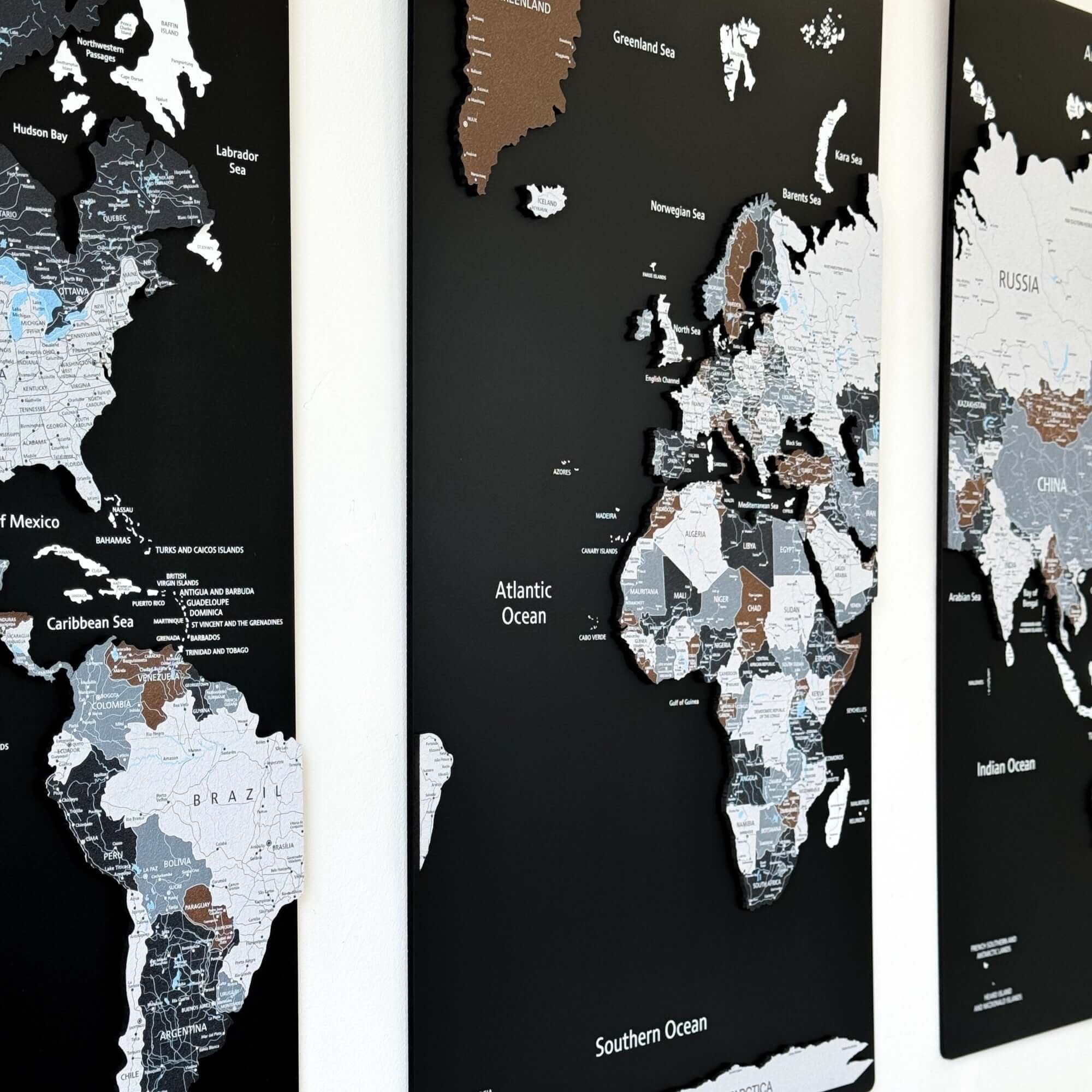 2D Cork World Map -Loft