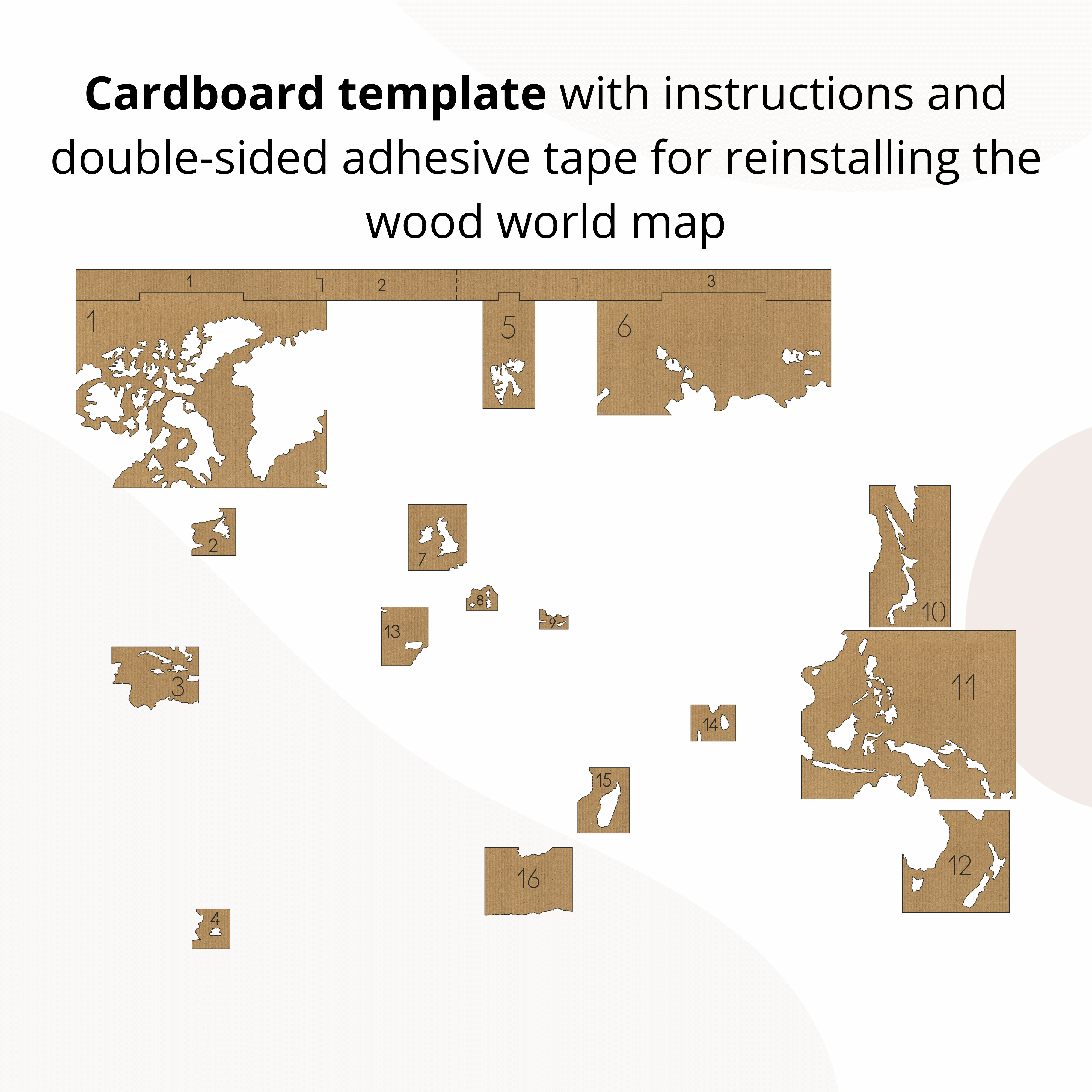 Cardboard template