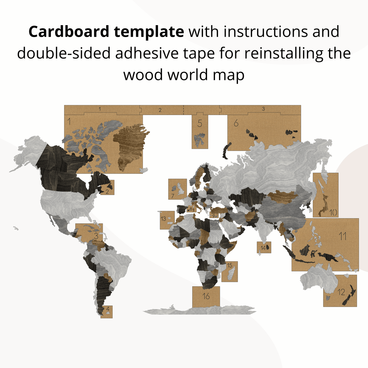 Cardboard Layout Board Cardboard template